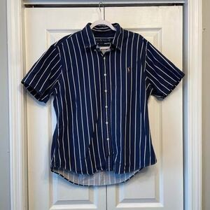 Polo Ralph Lauren Blue Short Sleeve Button Down